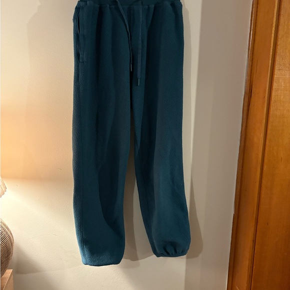 Lululemon Polar Fleece Jogger Green Jasper men’s small - Picture 2 of 6